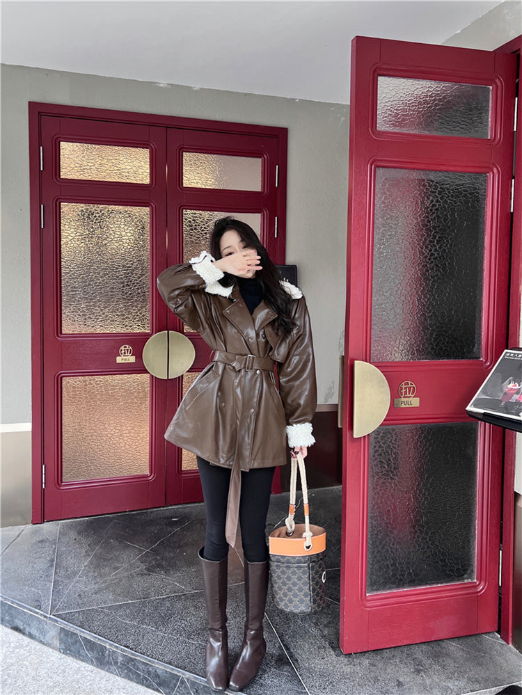 leather jacket AL#1022