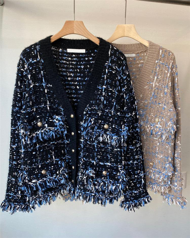 tassel cardigan AL#1001