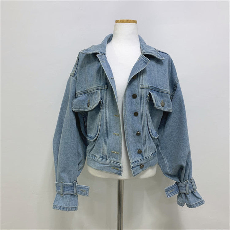 denim short jacket AL#1003