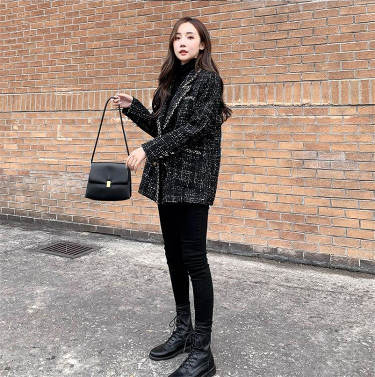 check coat tweed AL#1024