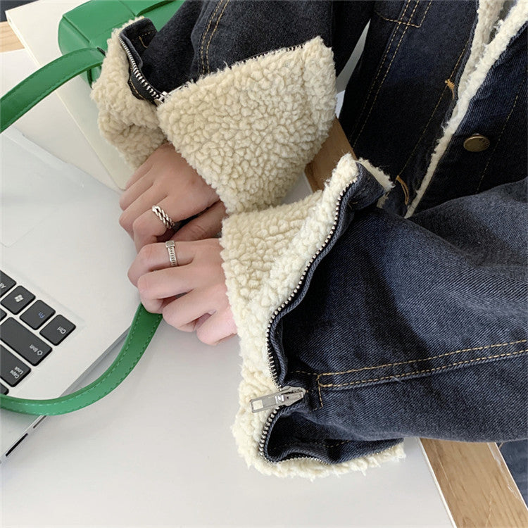 long section denim jacket AL#1018