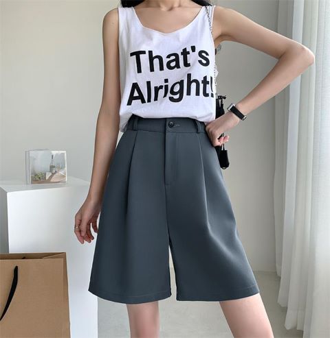 [PRE ORDER]high waist half pants AL#1038