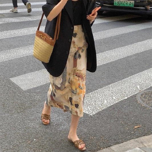 oil painting skirt AL#1005