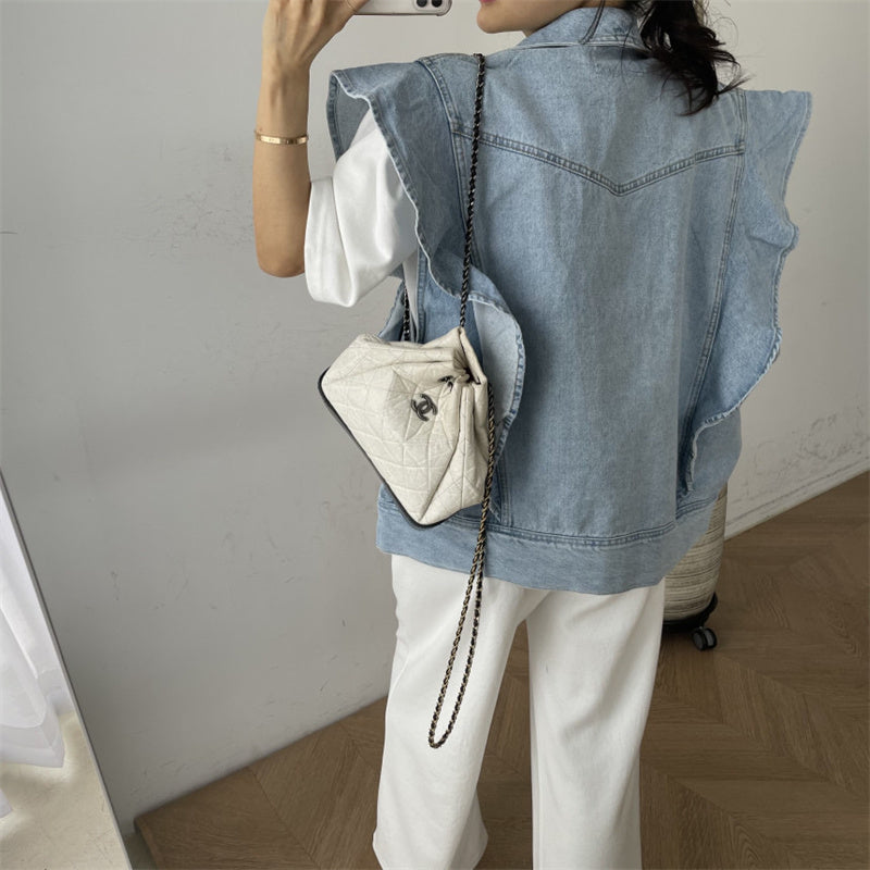 [PRE ORDER]denim vest AL#1042